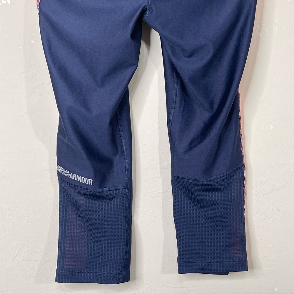 Under Armour Heat Gear Compression Legging Activewear Mesh Workout Sporty Size M - Picture 10 of 16